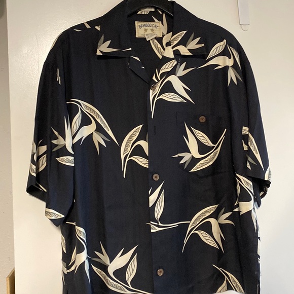Silk summer button down - Picture 1 of 3